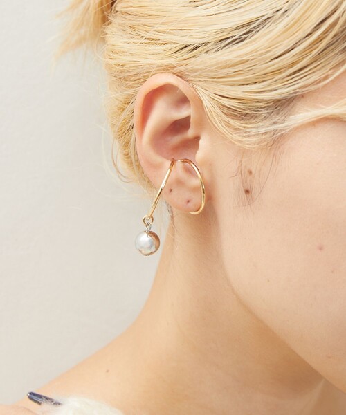 FREAK'S STORE(フリークスストア)の「限定展開 ビックフープイヤーカフ(片耳)(イヤーカフ・レディース・シルバー/ゴールド・ONE SIZE)」の8枚目の写真