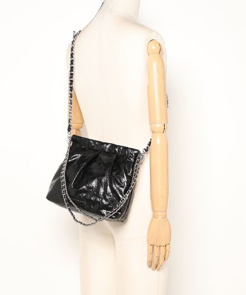 チャールズ&キース ドゥオ チェーンハンドル 2wayバッグ ショルダーバッグ CHARLES & KEITH（チャールズ & キース）の「Duo ドゥオ チェーン
