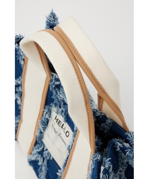 RODEO CROWNS WIDE BOWL(ロデオクラウンズワイドボウル)の「パッチワーク DENIM TOTE(トートバッグ・レディース・ブラック/ブルー・FREE)」の15枚目の写真