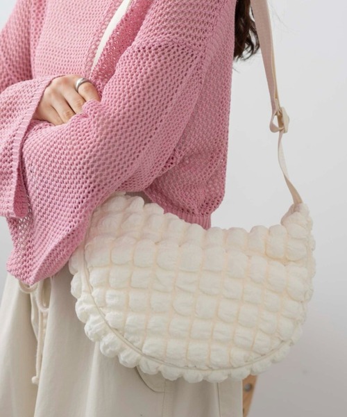 WEGO(ウィゴー)の「WEGO/カラーハーフムーンショルダー(ショルダーバッグ・レディース・ブラック/グレー/カーキ/ブルー/オフホワイト/ブラック系その他/シルバー/その他1/その他2/その他3・FREE)」の10枚目の写真