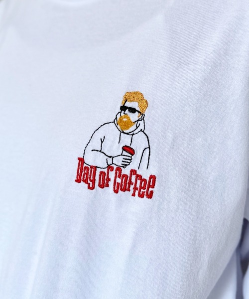 CPCM(シーピーシーエム)の「胸1ポイント刺繍ロンT(Tシャツ/カットソー・メンズ・ホワイト系その他/ホワイト/グリーン/ホワイト系その他3/グレイッシュベージュ/ブラック・MEDIUM/LARGE)」の13枚目の写真
