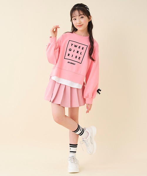 by LOVEiT(バイラビット)の「ハートポシェット付きスカパン(スカート・キッズ・ブラック/ピンク/グリーン/モカ・140cm/150cm/120cm/160cm/130cm)」の16枚目の写真