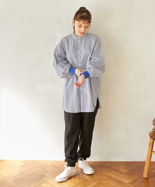 undeny.(アンディニ-)の「アンディニー ピンタックジョガーパンツ(その他パンツ・レディース・ブラック/トップグレー/ネイビー/アイボリー・F)」の7枚目の写真