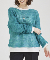 abahouse mavie | ローゲージシースルーニットプルオーバー(ニット/セーター)