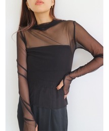 TRUNC | Finger Hole Mesh Pullover(Tシャツ/カットソー)