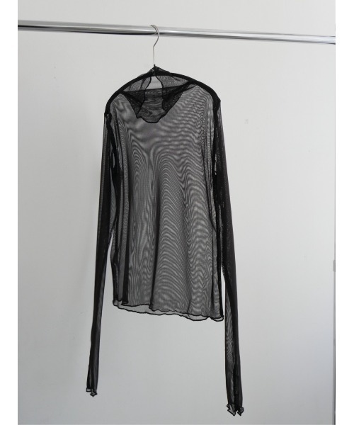TRUNC（トランクエイティーエイト）の「Finger Hole Mesh Pullover（Tシャツ/カットソー・レディース・ブラック・FREE）」の7枚目の写真