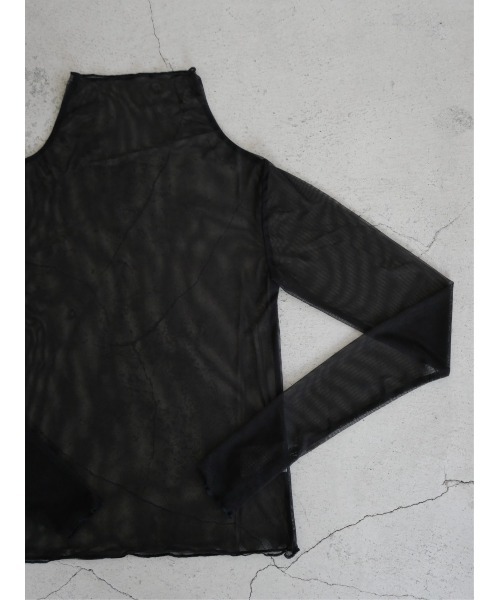 TRUNC（トランクエイティーエイト）の「Finger Hole Mesh Pullover（Tシャツ/カットソー・レディース・ブラック・FREE）」の10枚目の写真