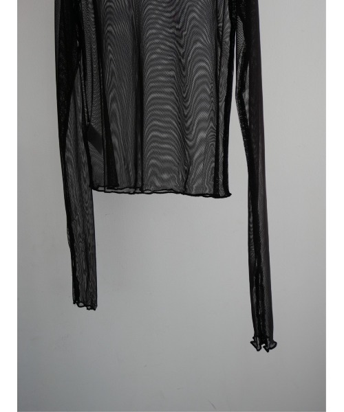 TRUNC（トランクエイティーエイト）の「Finger Hole Mesh Pullover（Tシャツ/カットソー・レディース・ブラック・FREE）」の8枚目の写真