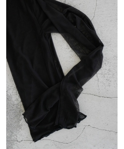 TRUNC（トランクエイティーエイト）の「Finger Hole Mesh Pullover（Tシャツ/カットソー・レディース・ブラック・FREE）」の14枚目の写真