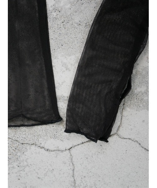 TRUNC（トランクエイティーエイト）の「Finger Hole Mesh Pullover（Tシャツ/カットソー・レディース・ブラック・FREE）」の12枚目の写真