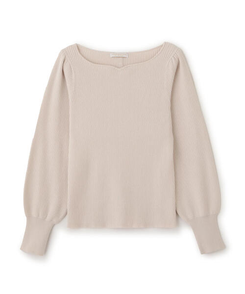 PROPORTION BODY DRESSING スクエアハートカットニット スクエアハートカットニット | プロポーション ボディ