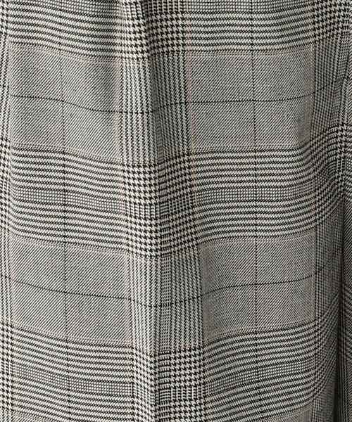 OPAQUE.CLIP（オペークドットクリップ）の「◆セットアップ対応 チェックアソートタックワイドパンツ【洗濯機洗い可／イージーケア／防シワ加工】（その他パンツ・レディース・グリーン系その他3/ブラック系1・40/36/38）」の20枚目の写真