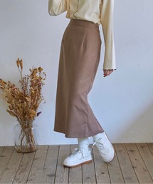 t a r o s u | warm simple slit skirt/ウォームシンプルスリットスカート(スカート)