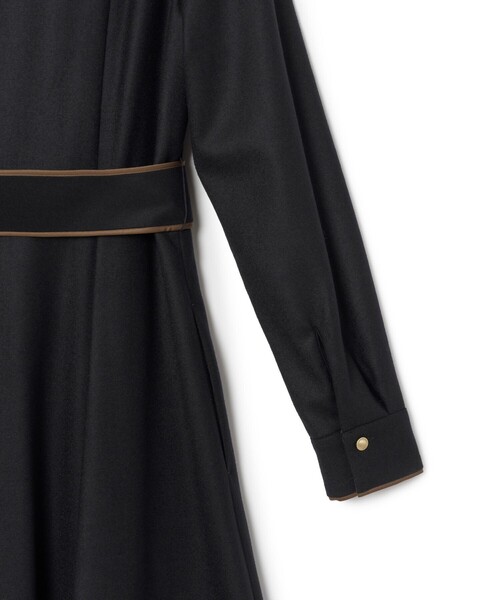ANAYI（アナイ）の「ウールフラノタックシャツ ワンピース