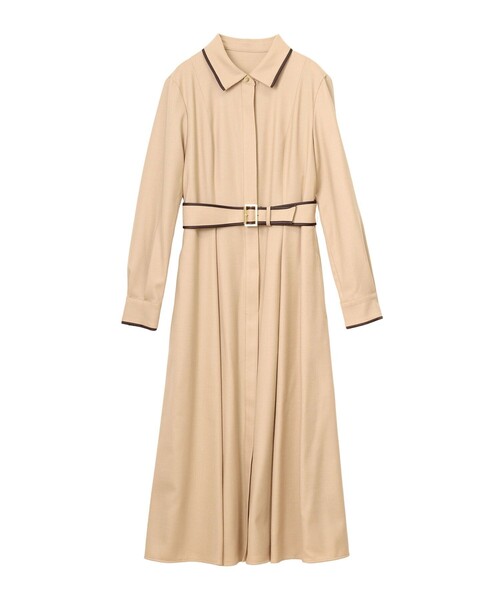 ANAYI（アナイ）の「ウールフラノタックシャツ ワンピース（ワンピース