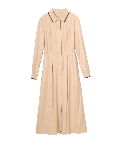 ANAYI（アナイ）の「ウールフラノタックシャツ ワンピース（ワンピース