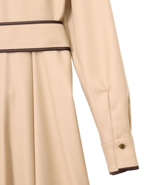 ANAYI（アナイ）の「ウールフラノタックシャツ ワンピース（ワンピース