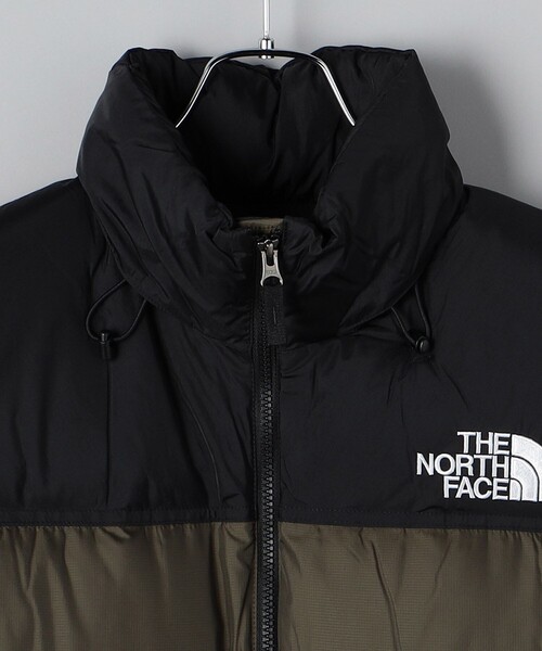 THE NORTH FACE フード付きダウンベスト 黒/オリーブ The North Face GORE-TEX フード付きダウンベスト Lサイズ