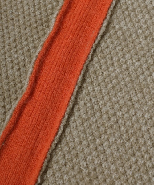 Bonjour Sagan（ボンジュールサガン）の「アルパカタッチ配色切替スカート（スカート・レディース・ベージュ/アイボリー・FREE）」の16枚目の写真