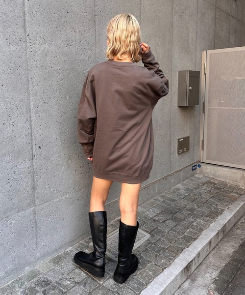 CIAOPANIC（チャオパニック）の「【仙台パルコ×CIAOPANIC ×グラフィックデザイナー吉田雅崇】グラフィックスウェット（スウェット・レディース・ブルー/グレー/チャコールグレー/ホワイト/ピンク/レッド/カーキ/サンドベージュ/イエロー/オレンジ/ブルー系その他・FREE）」の12枚目の写真