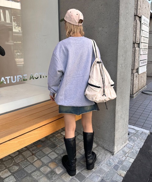 CIAOPANIC（チャオパニック）の「【仙台パルコ×CIAOPANIC ×グラフィックデザイナー吉田雅崇】グラフィックスウェット（スウェット・レディース・ブルー/グレー/チャコールグレー/ホワイト/ピンク/レッド/カーキ/サンドベージュ/イエロー/オレンジ/ブルー系その他・FREE）」の16枚目の写真