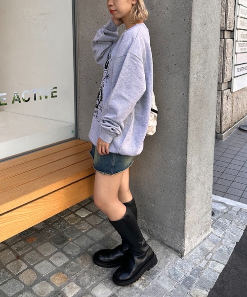 CIAOPANIC（チャオパニック）の「【仙台パルコ×CIAOPANIC ×グラフィックデザイナー吉田雅崇】グラフィックスウェット（スウェット・レディース・ブルー/グレー/チャコールグレー/ホワイト/ピンク/レッド/カーキ/サンドベージュ/イエロー/オレンジ/ブルー系その他・FREE）」の15枚目の写真