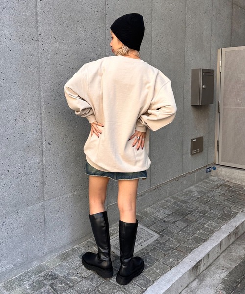 CIAOPANIC（チャオパニック）の「【仙台パルコ×CIAOPANIC ×グラフィックデザイナー吉田雅崇】グラフィックスウェット（スウェット・レディース・ブルー/グレー/チャコールグレー/ホワイト/ピンク/レッド/カーキ/サンドベージュ/イエロー/オレンジ/ブルー系その他・FREE）」の20枚目の写真