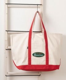 MANASTASH | 【MANASTASH/マナスタッシュ】オーバルロゴ ワッペンデザイン キャンバストートL/ MANA HEMP TOTE LARGE(トートバッグ)