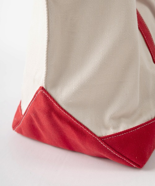 MANASTASH(マナスタッシュ)の「【MANASTASH/マナスタッシュ】オーバルロゴ ワッペンデザイン キャンバストートL/ MANA HEMP TOTE LARGE(トートバッグ・レディース・ホワイト×ネイビー/ホワイト×レッド/ホワイト×グリーン・FREE)」の7枚目の写真