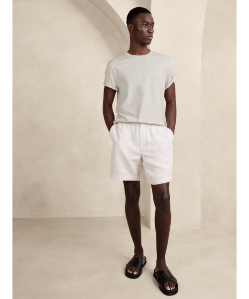 Banana Republic(バナナリパブリック)の「オーセンティック スーピマ Tシャツ(Tシャツ/カットソー・メンズ・ブラック/ホワイト/ネイビー/ナチュラル/グレー/グレー系その他・S/L/XL/M)」の7枚目の写真