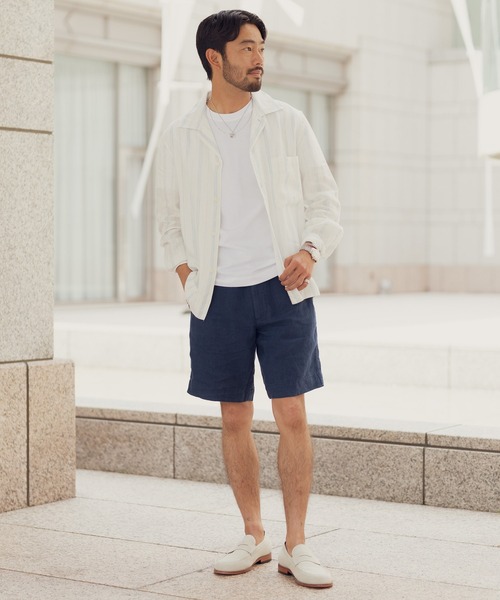 Banana Republic(バナナリパブリック)の「オーセンティック スーピマ Tシャツ(Tシャツ/カットソー・メンズ・ブラック/ホワイト/ネイビー/ナチュラル/グレー/グレー系その他・S/L/XL/M)」の8枚目の写真