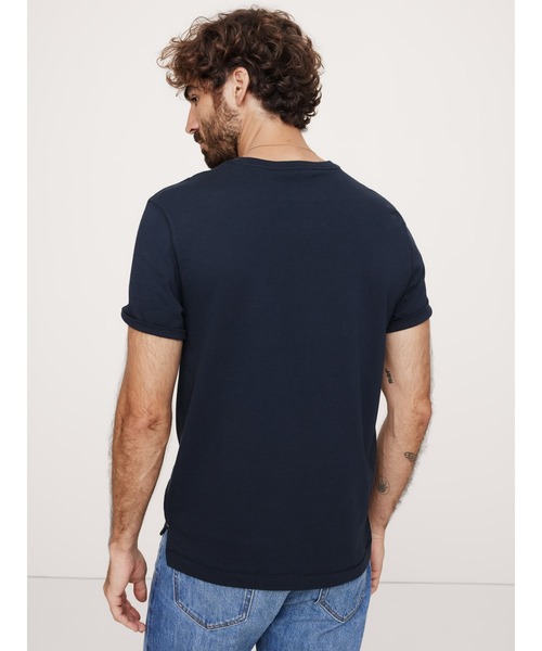 Banana Republic(バナナリパブリック)の「オーセンティック スーピマ Tシャツ(Tシャツ/カットソー・メンズ・ブラック/ホワイト/ネイビー/ナチュラル/グレー/グレー系その他・S/L/XL/M)」の11枚目の写真