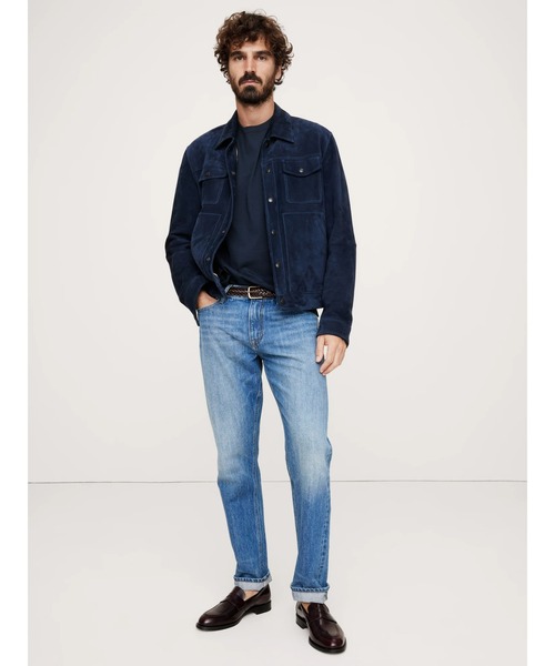 Banana Republic(バナナリパブリック)の「オーセンティック スーピマ Tシャツ(Tシャツ/カットソー・メンズ・ブラック/ホワイト/ネイビー/ナチュラル/グレー/グレー系その他・S/L/XL/M)」の12枚目の写真