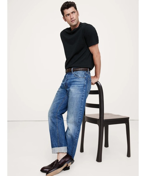 Banana Republic(バナナリパブリック)の「オーセンティック スーピマ Tシャツ(Tシャツ/カットソー・メンズ・ブラック/ホワイト/ネイビー/ナチュラル/グレー/グレー系その他・S/L/XL/M)」の15枚目の写真