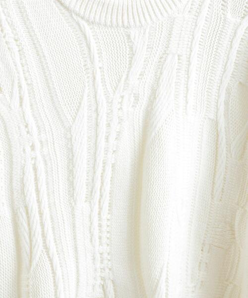 coen(コーエン)の「ルーズシルエットヴィンテージライクジャガード柄ニットプルオーバー(ニット/セーター・メンズ・オフホワイト/ベージュ/ブラック・S/M/L/XL)」の16枚目の写真