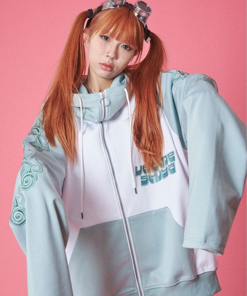 ガルフィー GALFY うらめしや パーカー ピンク GALFY (ガルフィー) うらめしやパーカー PINK / ロック