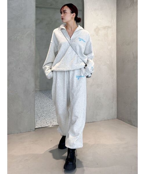 EMODA（エモダ）の「【Ames Worldwide】ロゴスウェットパンツ（Tシャツ/カットソー・レディース・グレー/ネイビー・MEDIUM/SMALL）」の15枚目の写真