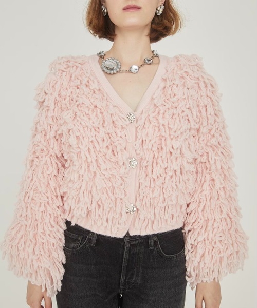 epine（エピヌ）の「sheep bijou volume cardigan（カーディガン