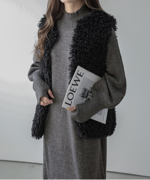 セール】ハイネックニットワンピース（ワンピース）｜La-gemme