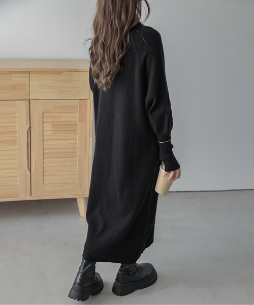 セール】ハイネックニットワンピース（ワンピース）｜La-gemme