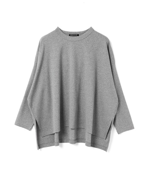 mizuiroind(ミズイロインド)の「mizuiro ind クルーネックワイドT(Tシャツ/カットソー・レディース・オフホワイト/グレー/ブルー/ブラック/ネイビー・FREE)」の4枚目の写真