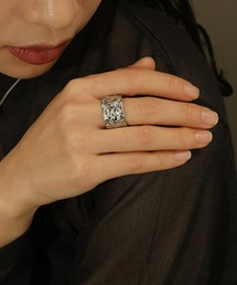 voov | 【金属アレルギー対応】ヴィンテージ風 ボリューム サージカルステンレス リング 太め(リング)