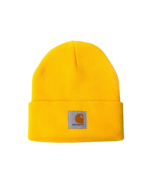 Carhartt(カーハート)の「『carhartt(カーハート)』ニットキャップ(ニットキャップ/ビーニー・レディース・ピンク/オレンジ/ブラウン/ダークブラウン/ベージュ/ブラック/キャメル/イエロー/レッド/ホワイト/ダークネイビー/ライトグレー/ダークグレー/ブルー/チャコールグレー/ライム/ライトブルー/ライトグリーン/ライトパープル/カーキ・FREE)」の16枚目の写真