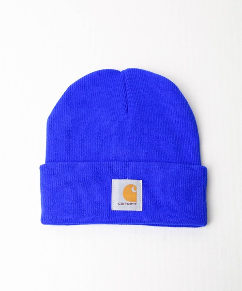 Carhartt(カーハート)の「『carhartt(カーハート)』ニットキャップ(ニットキャップ/ビーニー・レディース・ピンク/オレンジ/ブラウン/ダークブラウン/ベージュ/ブラック/キャメル/イエロー/レッド/ホワイト/ダークネイビー/ライトグレー/ダークグレー/ブルー/チャコールグレー/ライム/ライトブルー/ライトグリーン/ライトパープル/カーキ・FREE)」の13枚目の写真