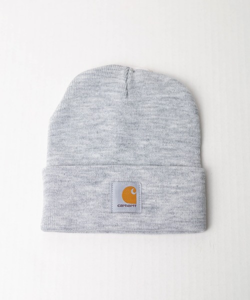Carhartt(カーハート)の「『carhartt(カーハート)』ニットキャップ(ニットキャップ/ビーニー・レディース・ピンク/オレンジ/ブラウン/ダークブラウン/ベージュ/ブラック/キャメル/イエロー/レッド/ホワイト/ダークネイビー/ライトグレー/ダークグレー/ブルー/チャコールグレー/ライム/ライトブルー/ライトグリーン/ライトパープル/カーキ・FREE)」の5枚目の写真