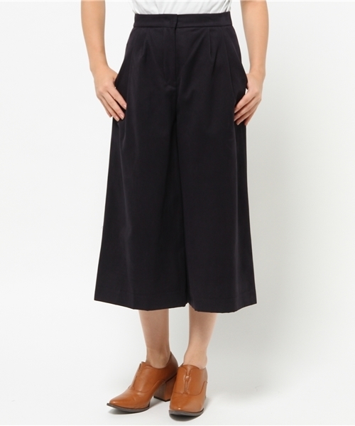 NATURAL BEAUTY BASIC（ナチュラルビューティーベーシック）の「フェイクスエードガウチョパンツ（その他パンツ・レディース・ダークベージュ/ネイビー・SMALL/X-SMALL/MEDIUM/LARGE）」の12枚目の写真