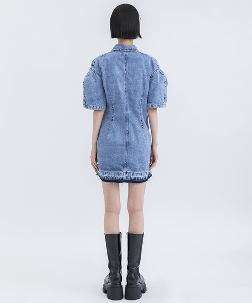 TOGA(トーガ)の「【TOGA TOO/トーガトゥ】Denim mini dress/デニムミニドレス(ワンピース・レディース・ライトブルー・M)」の6枚目の写真