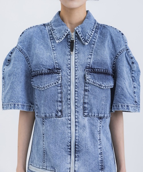 TOGA(トーガ)の「【TOGA TOO/トーガトゥ】Denim mini dress/デニムミニドレス(ワンピース・レディース・ライトブルー・M)」の7枚目の写真