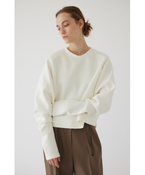 RIM.ARK（リムアーク）の「Croissant sleeve sweat PO（スウェット・レディース・ブラック/ブルー/ホワイト・FREE）」の5枚目の写真