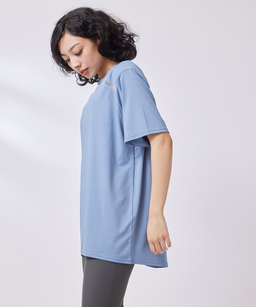 NERGY（ナージー）の「【一部WEB限定カラー・大人気商品！】UV & 吸水速乾 メッシュ切替Tシャツ（Tシャツ/カットソー・レディース・ライトグリーン/ホワイト/ブラック/ブルー/ピンク・FREE）」の17枚目の写真